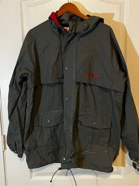 Stearns grey men’s Hooded Raincoat